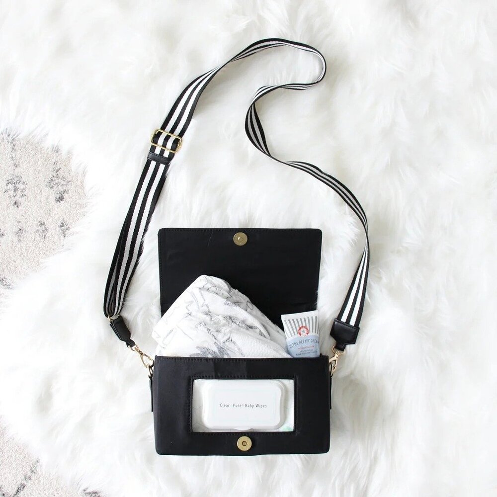 Totesawy Tan Mini Diaper Bag with Changing pad, Shoulder Strap, NIB - Picture 8 of 8